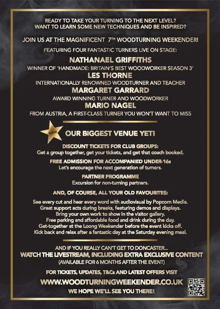 Woodturning Weekender